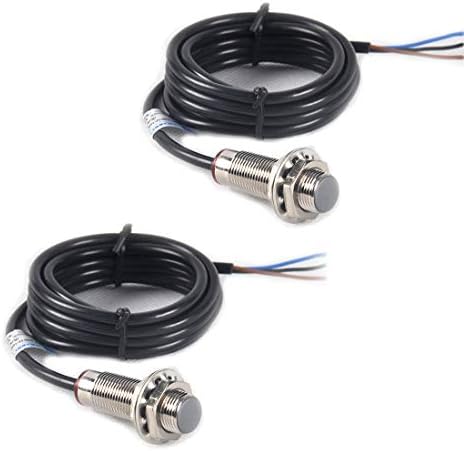 HiLetgo 2pcs NJK-5002C Hall Effect Sensor Proximity Switch NPN 3-Wires Normally Open