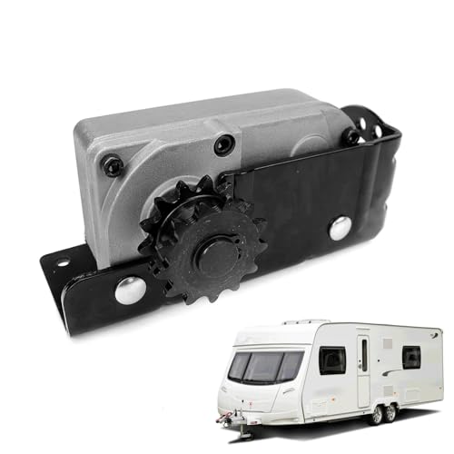 RV Slide Out Motor Gear Housing for BAL Accu-Slide Cable Slide Out System Compatible with R25076-1 Gearbox R25076 RV Slide Out Gearbox and R25075 RV Side Motor