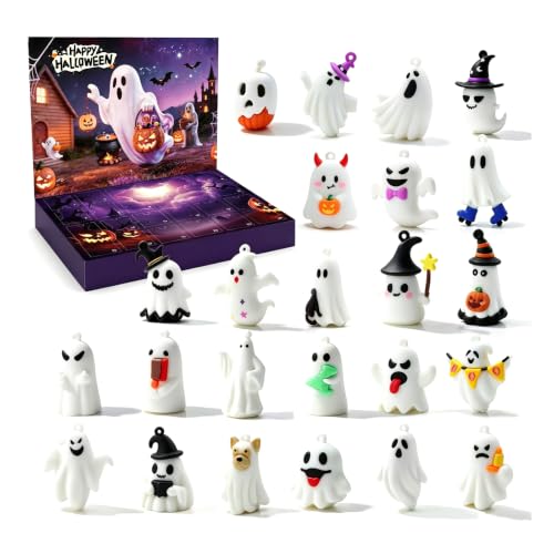 ZoraYorce Calendrier de l'Avent Halloween 2026 avec 24 figurines fantômes