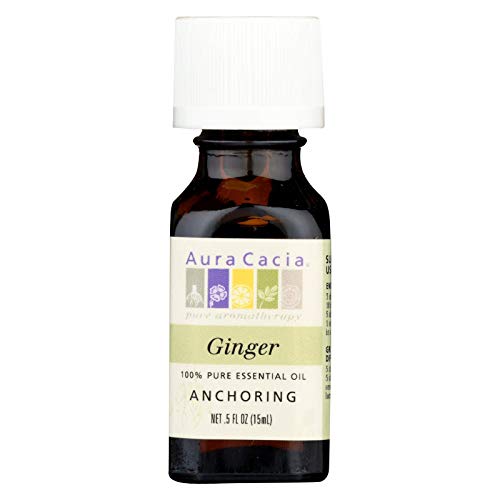 Aceite esencial de jengibre Aura Cacia 0.5 oz