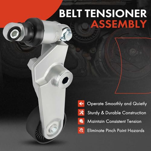 image for A-Premium Belt Tensioner Assembly with Pulley Compatible with Chevrole