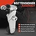 A-Premium Belt Tensioner Assembly with Pulley Compatible with Chevrolet Prizm 1998-2002 & Pontiac Vibe 2003-2008 & Toyota Corolla Matrix Celica MR2 Spyder