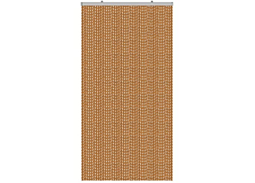 BIANCHERIAWEB Tenda Antimosca Antirumore Caduta Pannello Porta Finestra Casa PON PON Vari Colori 100X220 Rust