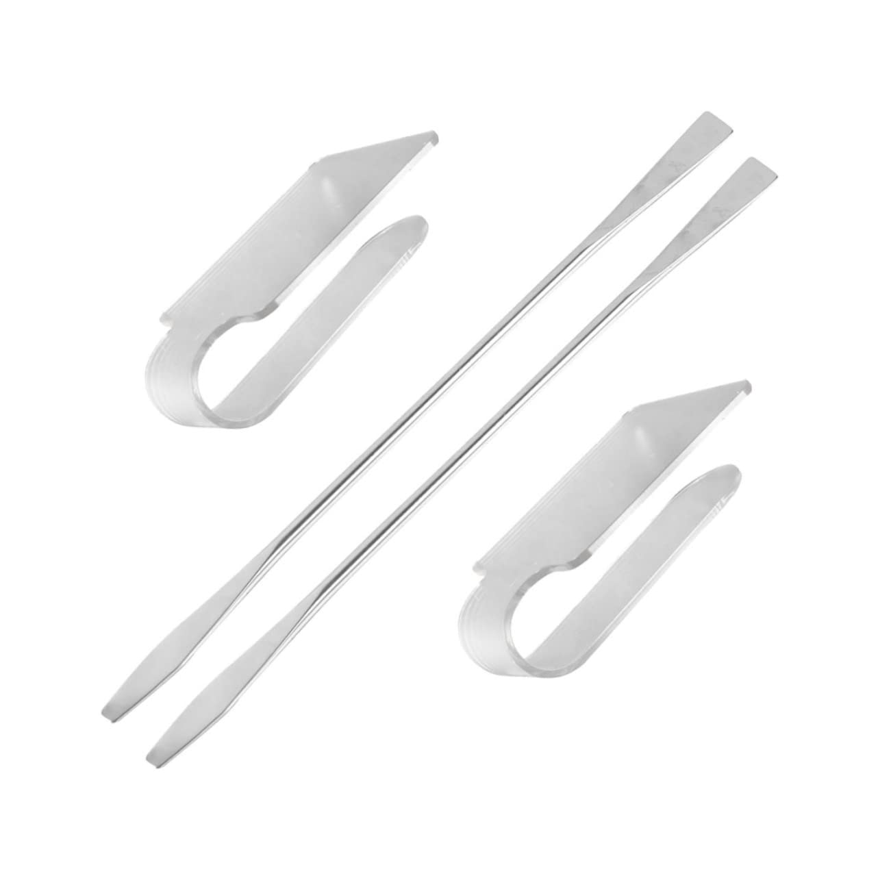 WOFASHPURET 2pcs Makeup Mixing Palette with Spatulas Transparent Color Mixing Plates for Custom Foundation Nail Art Easy to Clean Portable Beauty Tool for Travel