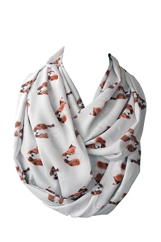 Dog Print Scarf for Women - Boston Terrier, Beagle, Golden Retriever - Charming Fashion Accessory - Unique Gift Idea