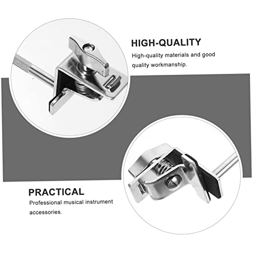 BESPORTBLE Clip Soporte para Cowbell para Baterías Clip de Percusión Pequeño Clip Ajustable para Batería Accesorios de Clamp miniatura 6