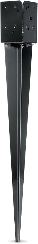 Simpson Strong-Tie FPBS44 E-Z Spike Black Powder-Coated Post-Base Spike for 4x4 (Pack of 4)