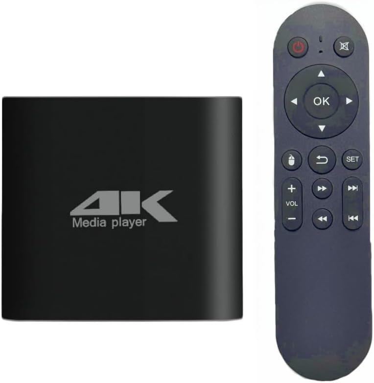 4K Media Player for USB Drive & MicroSD, Ultra HD Digital Signage Player with HD…
