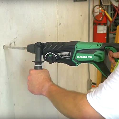 Metabo HPT Rotary Hammer | SDS Plus | 1-Inch, 7.5-Amp | for Drilling | Chipping and Hammer Drilling (DH26PF) thumbnail 7