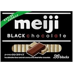 Meiji Chocolate Black Chocolate Box, 4.2 oz (120 g) x 6 Boxes