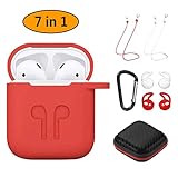 1.Case Estuche AirPods de recortes de alta precisión】: los recortes precisos le permiten tener acceso total a los puertos sin interferencias. El puerto de carga del rayo está reservado en la parte inferior; y el agujero del botón oculto se encuentra en la parte posterior. No es necesario retirar el caso cuando desee cargar sus AirPods.