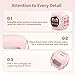 Divoom Dipow 35W, 2026 New USB C Charger Block, Fast GaN Charger with Pixel Screen, Cute Foldable Compact Power Adapter for iPhone 17/16, Galaxy S25/S24, Pixel 9/8, MacBook Air, iPad Pro (Pink)