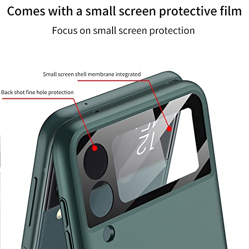 SHIEID Capa para Samsung Z Flip 4, capa para Galaxy Z Flip 4 com proteção de dobradiça Capa para Sam