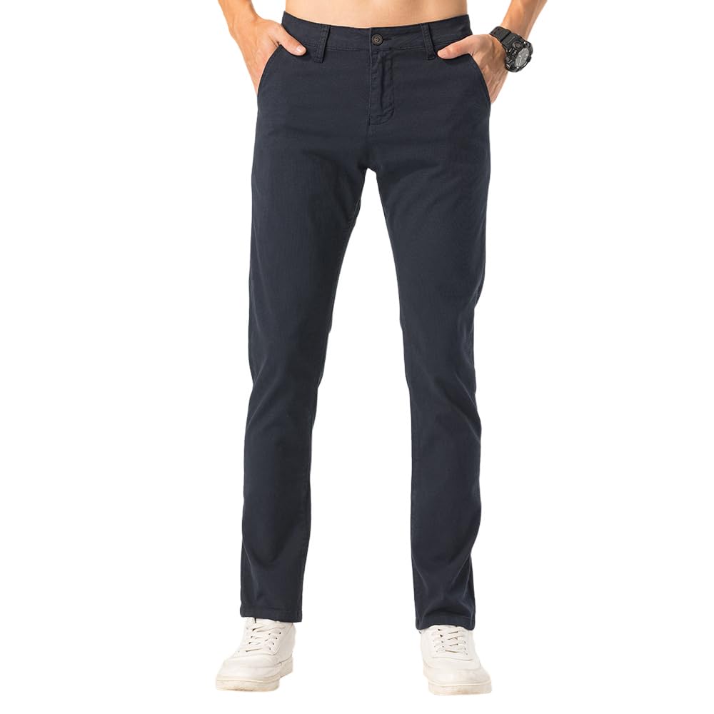 TONY BACKER Pantalone Uomo Chino da Ufficio in COTTONE 1630