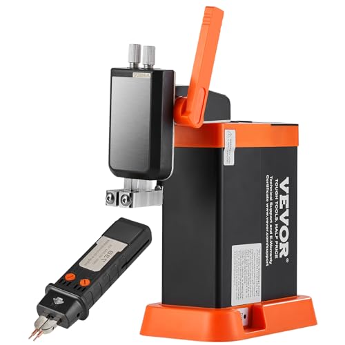 VEVOR Soudeuse par points pour batterie, condensateur 14,5 kW, 801D soudeur par points pour batterie à impulsion stockage d'énergie, stylo de soudage 73B 2 modes de soudage pour nickel pur 0,1-0,3 mm
