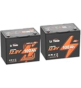 Amazon | LiTime 12V100Ah リン酸鉄リチウムイオンバッテリー 100A放電