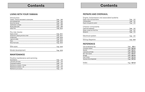 Yamaha MT-09, FZ-09, Tracer, FJ-09, XSR900 (03 -19): 2013 to 2019