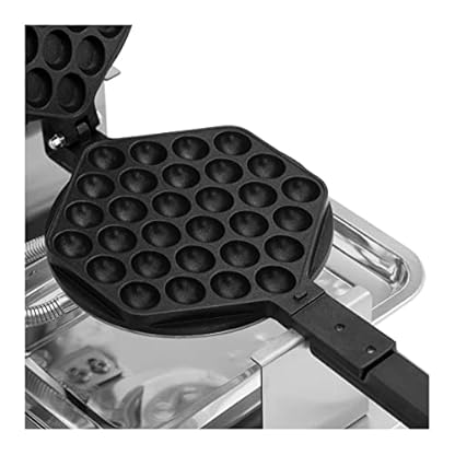 Royal Catering RCWM-2800-B Bubble Waffeleisen 2 x 1400 W 50-250 °C Timer: 0-5 min Waffeleisen Waffelmaschine Waffelautomat – Bild 4
