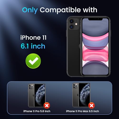 Caka for iPhone 11 Case, iPhone 11 Phone Case [Compatible with Magsafe] [Built-in Invisible Stand] [Heavy Duty Drop Protection] Shockproof Rugged Protective Magnetic Cover Accessories Black by Caka - Image 2