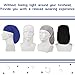 4 Pieces Unisex Dreadlock Cap Long Hair Dreads Head Wrap Sleeping Cap Hair Accessories Sleep Bonnet for Men Women(Black, White, Blue, Gray)