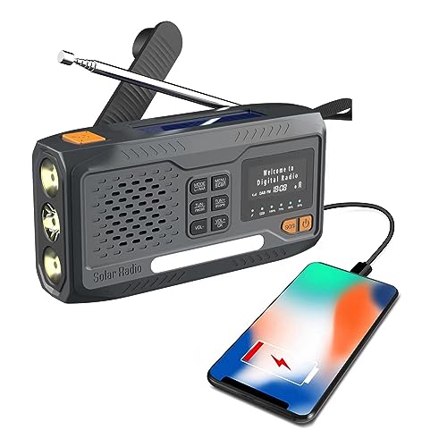 Radio manivelle Bluetooth FM pour ne jamais manquer de batterie