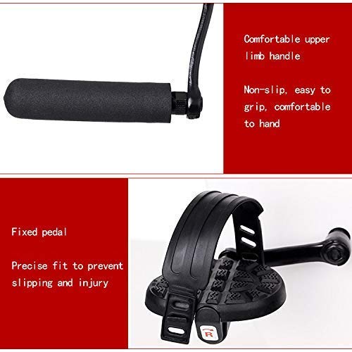 Ejercitador plegable para brazos y piernas con pantalla digital miniatura 3