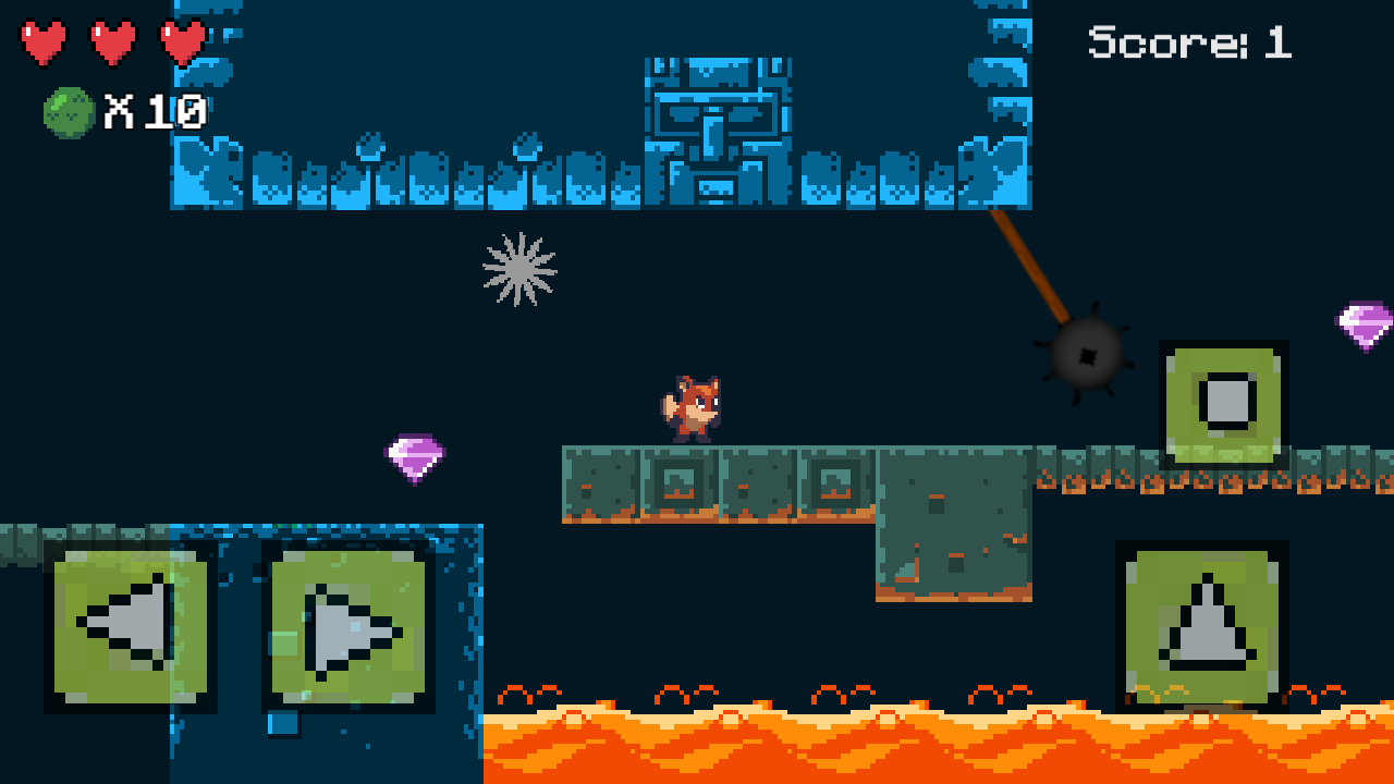 Fantasy Fox - 2D Pixel Platform, retro game - App on Amazon Appstore