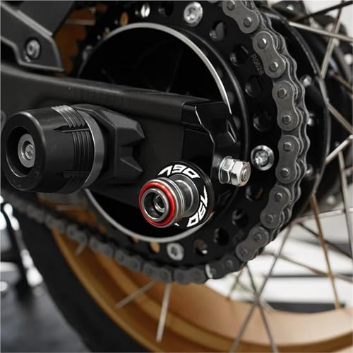 Carretes basculante M10 para KTM Duke 790 y Adventure con tapas de válvula para neumáticos 3