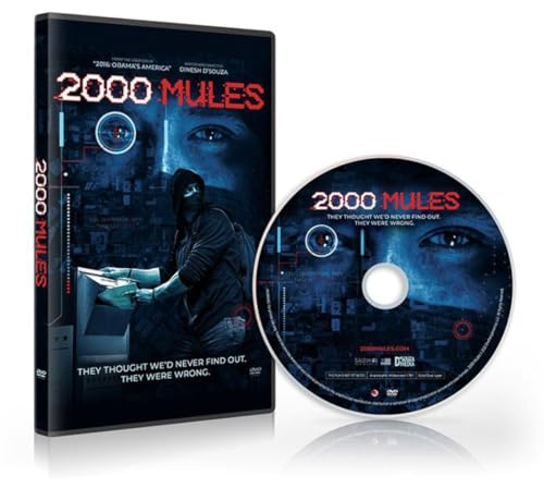 2000 Mules DVD by D'Souza Media New Version with Menu