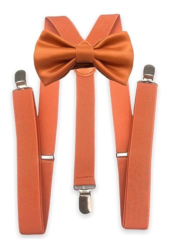 Suspensorio 3 Ponta com gravata borboleta adulto (Terracota)