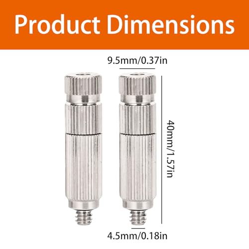 Buses de brumisation en laiton 0.1-0.5mm pour un refroidissement efficace