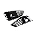 1 Pair Car Front Bumper Fog Light Lamp Grill Grille Honeycomb Compatible For Audi A4 B9 S-LINES S4 2019 2020 8WD807681J 8WD807682J