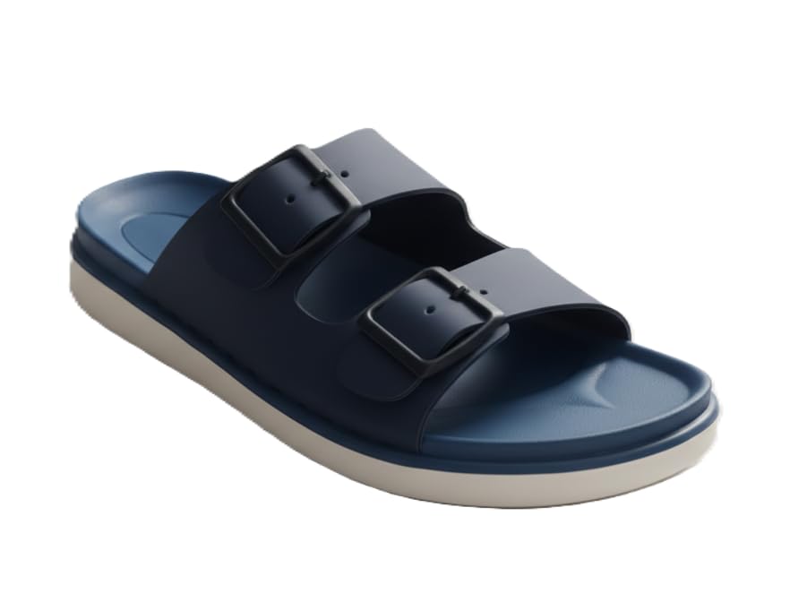 Brown Sandals For Men Comfortable Synthetic Leather Casual Sandals Everyday Wear-image-27