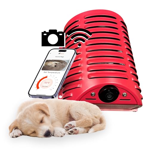 Akoma Hound Heater Dog House Heater Outdoor Pet Furnace 400w for Most Dog Houses 400W WiFi Camera