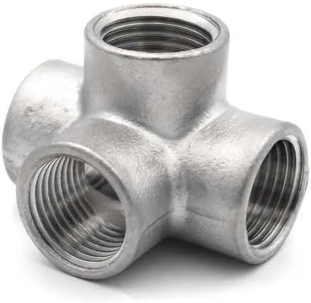 1pc 3/4" BSP Female 304 Stainless Steel 3 Way Corner Type Pipe 1/4 "1/ 1pc 1/4" BSP Female 304 Stainless Steel 3 Way Corner Type Pipe