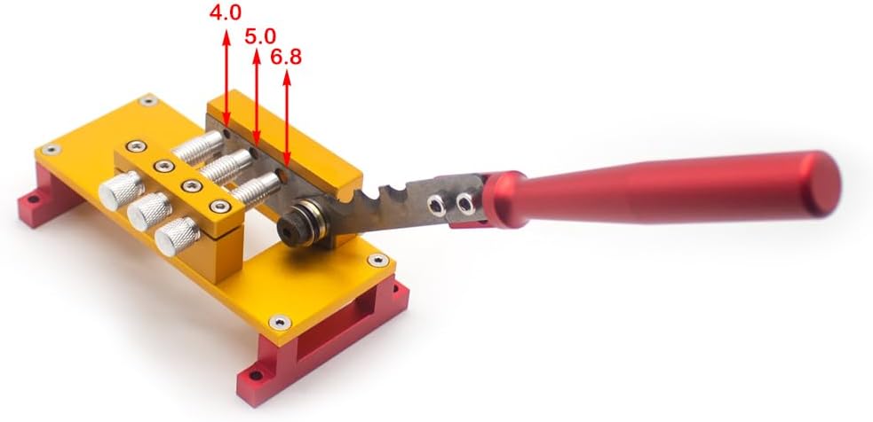 Lead Wire Manual Cutting Tool, Precise Positioning Plumbum Wire Scissors Three-Hole Heat Shrinkable Tube Cutter Cable Cutter