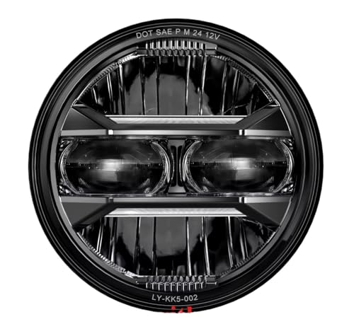 Phare rond LED moto 5.75 pouces pour rouler de nuit en Sportster Forty-Eight