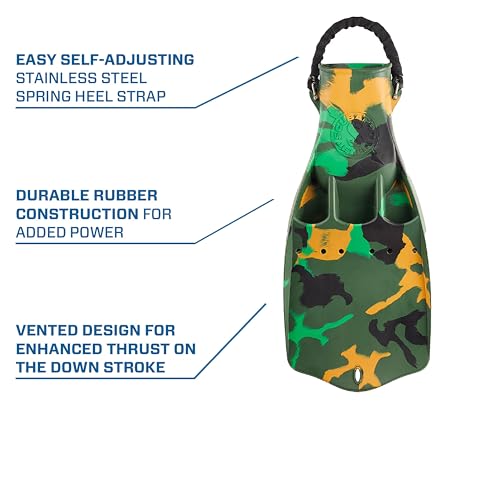 SCUBAPRO Jet Diving Fin with Spring Heel Strap (Camo, Large) by SCUBAPRO - Image 4