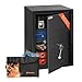 Produktbild Brihard Business XL Tresor Safe mit Schlüssel-Schloss, 50x35x36cm (HxWxD), Titan Grau