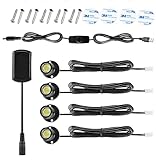 vitrine armoire murale 【Mini spot LED multi-usages】: La solution idéale pour mettre en valeur les intérieurs, parfait pour mettre en valeur des œuvres d'art, des plantes, des tableaux, des maquettes, des bijoux, etc. Attirez l'attention sur vos objets ou tout ce que vous ou d'autres personnes devriez voir.