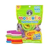 Grandpa Gus's Mosquito Repellent Bracelets - Wearable Bug Repellent Bands for Kids and Adults, DEET-Free, Plant-Based Essential Oils, Up to 300 Hours, Outdoor Activities, Camping and Hiking, 12 Pack