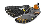 Vibram Men's Spyridon MR Trail Running Shoe, Grey/Orange,46 EU/12-12.5 M US