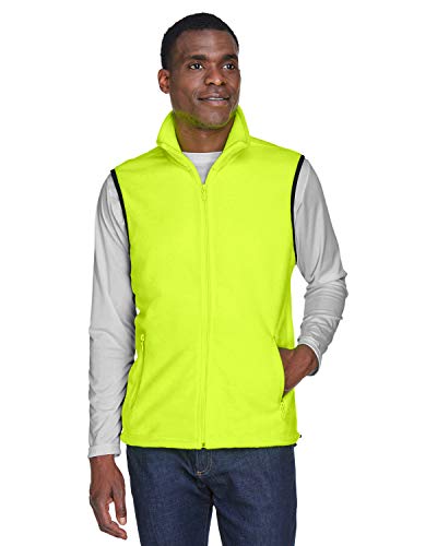 Gilet de sécurité polaire jaune XL contre le froid et manque de visibilité