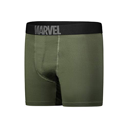 One Step Up The Punisher Performance Mesh Underwear Boxer Briefs 3-Pair Pack (Large) Black4