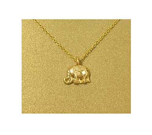 Friendship Clover Necklace Unicorn Good Luck Elephant Necklace with Message Card Gift Card (4pack)2