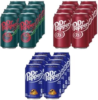 Dr Pepper Variety Party Pack of 24 Cans / 3 Flavours