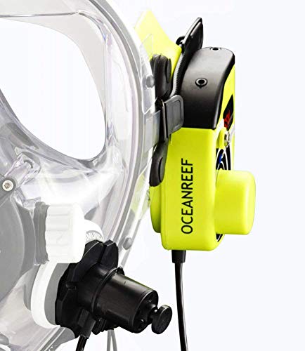 Ocean Reef Neptune Space Gdivers Integrated Full Face Diving Mask With Gsm G.divers, Pink, Medium/Large #TOP2