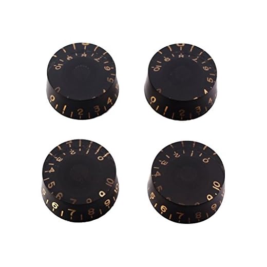 Healifty 4 UNIDS Perillas de Guitarra Velocidad Volumen Tono Perillas de Control Perillas Giratorias para Piezas de Guitarra Eléctrica Gibson Epiphone Reemplazo