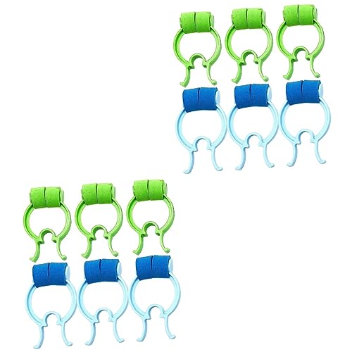 PLAFOPE 12pcs Portable Nose Clips for Epistaxis Care Nosebleed Stopper Ergonomic Design Non-skid Lightweight and Easy to Use for All Nose Types Includes Clips