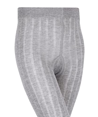 Falke Unisex Classic Rib Tights (Toddler/Little Kids/Big Kids) Light Grey 10-12.53